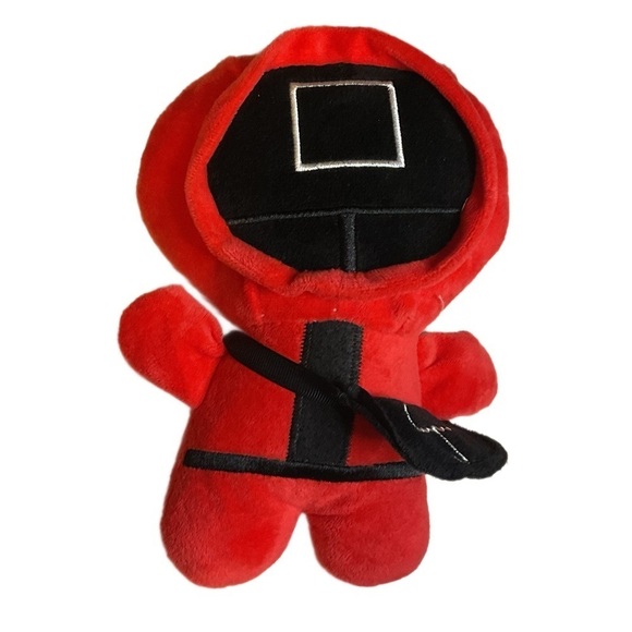 Squid Game Plush Toy Stuffed Character Toy Red Square figure - Picture 1 of 6